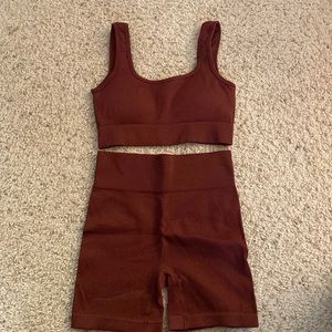 Ribbed workout set